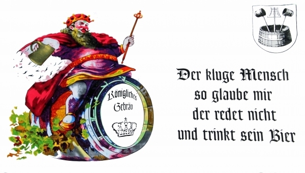 Fahne - Bier Königliches Gebräu