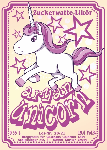 Likör - Zuckerwatte - Aryan Unicorn