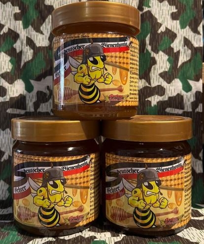 Honig Waldhonig - Echter Deutscher Bienenhonig aus Südthüringen - 1 Glas - 500g