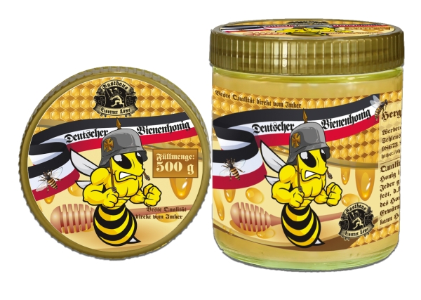 Honig "Waldhonig" - Deutscher Bienenhonig aus Südthüringen - 1 Glas - 500g