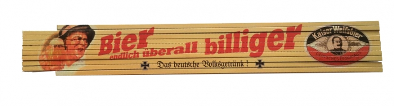 Zollstock - Bier - Das deutsche Volksgetränk