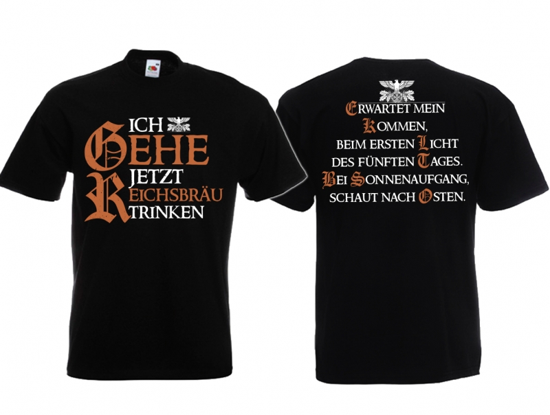 Frauen T-Shirt - Deutsches Reichsbräu - Erwarte meine Rückkehr
