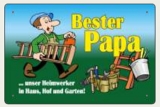 Blechschild - Bester Papa - BS166