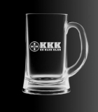 Bierkrüge aus Glas - KKK - Ku Klux Klan - Motiv 2