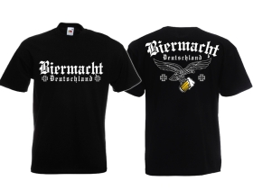 T-Hemd - Biermacht - Deutschland - schwarz T-Hemd - Biermacht - Deutschland - schwarz