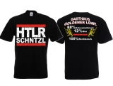 Frauen T-Shirt - Gasthaus Goldener Löwe - HTLR SCHNTZL - schwarz